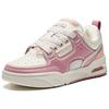 Anta Abrasion Resistant Lightweight Height Increasing Low Top Skateboard Shoes Women's White Pink 122518040-11