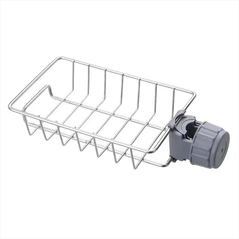 

Multi-functional Sink Drain Rack Stainless Steel Storage Function Sponge Storage Rack Drainer Function Soap Drainer