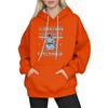 Women's Fashion Long-Sleeve Pullover Hoodie with Fun Movie-Inspired Prints