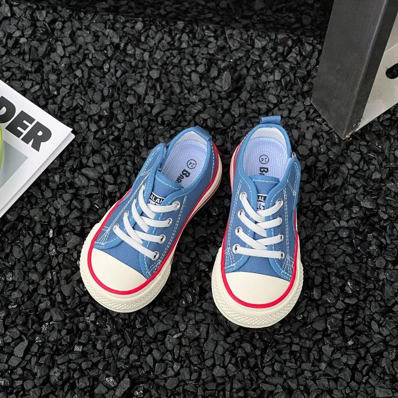 Children's Canvas Shoes Summer New Small, Medium and Large Boys and Girls Students Mango Head Board Shoes Sports and Leisure Shoes Tide