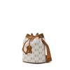 New MLB Cotton Bucket Bags Shoulder Bags Regular Women's Camel 7ACRMO24N-50CAS