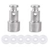 4 Pack Silver Floater Valve Heavy Duty Pot Replacement Parts Durable Silicone Gaskets  Cooking