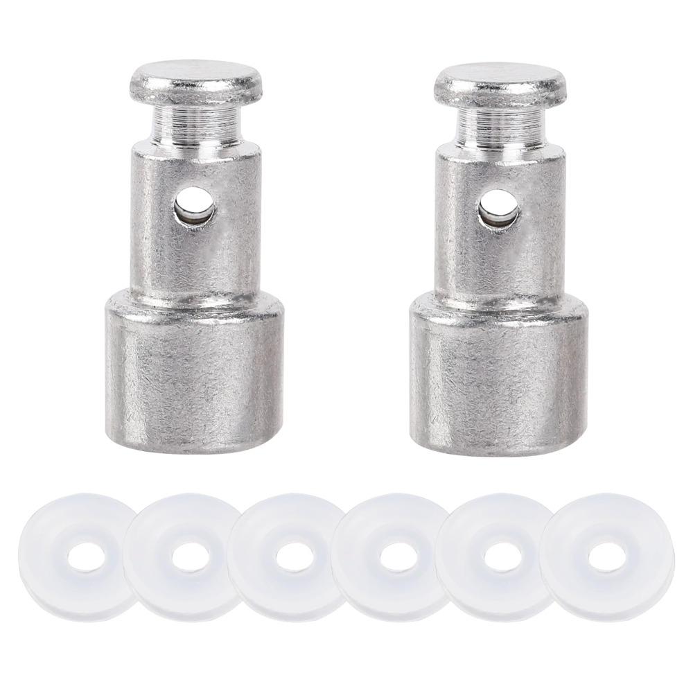 4 Pack Silver Floater Valve Heavy Duty Pot Replacement Parts Durable Silicone Gaskets  Cooking