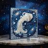 Adults Faux Pearl Painting Kit DIY Kit, 12 Constellation Rhinestone Art Set for Beginners Beginners, Handmade Wooden Frame Fake Wall Decoration