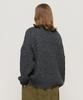 CARGOBROS Semi-Over Cable Mock Neck Knit (Charcoal)