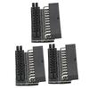 3PCS Motherboard Power Connector Adapter GMTA 24P Turn 90 Degree Joint DIY Installed Accessory