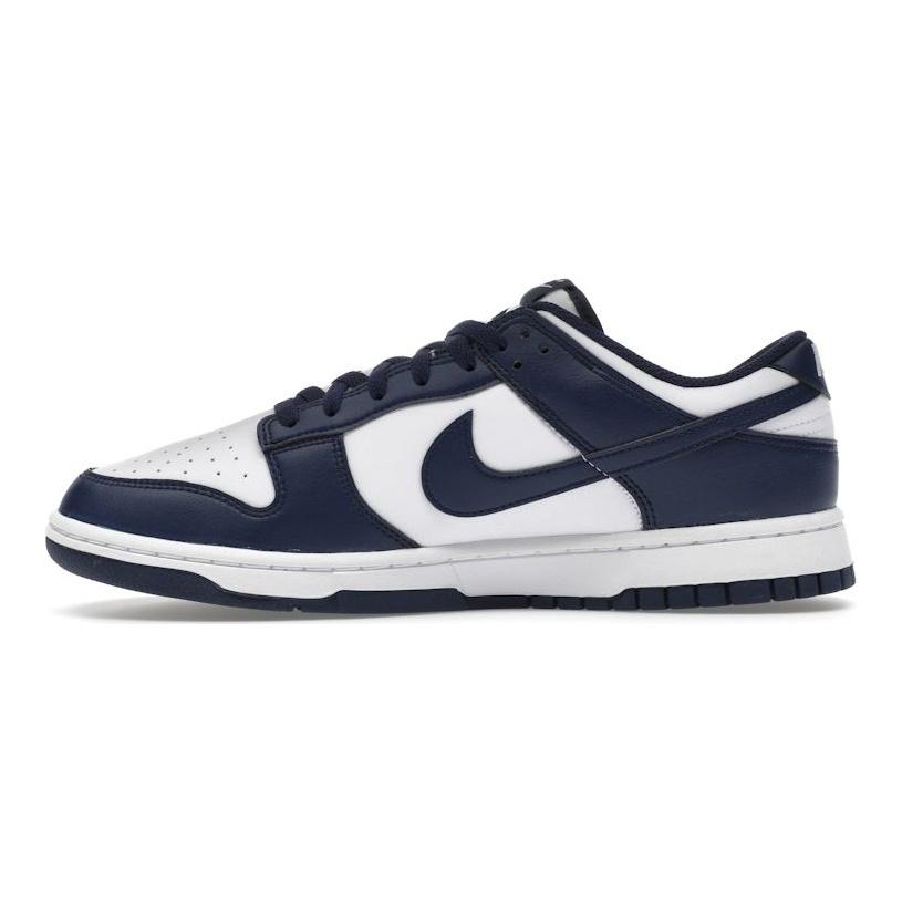 Nike Dunk Low Midnight Navy 2025 Unisex Sneakers Blue White HF5441-107