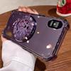 Apple XR/XS/XS Max Glitter Chinese Style Phone Case with Gyroscope Stand & Full Coverage Lens Film