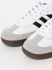 BEAMS BOY Adidas SAMBA OG Campus Size 24 Women's Shoes, White/Core Black/Clear Grey,