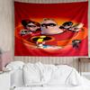 The Incredibles Print Tapestry, Backdrop, Easy Setup, Ideal for Bedroom, Office & Living Room, with Aesthetic Wall Hanging Decor.