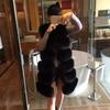 Long Autumn and Winter Imitation Fox Fur Vest