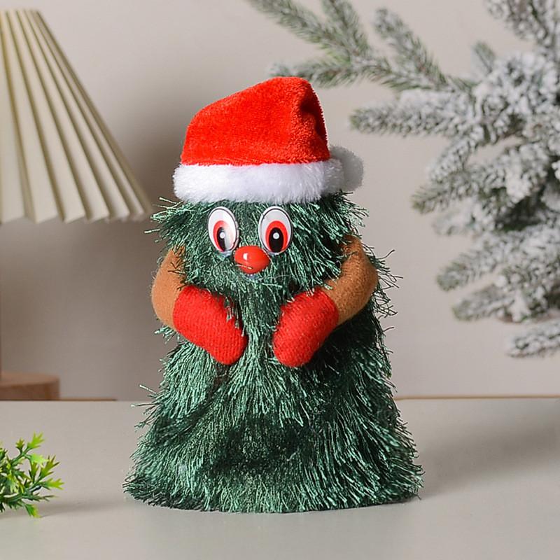 Tree Electric Christmas Rotating Dancing Singing Santa Claus Toys Gift Doll