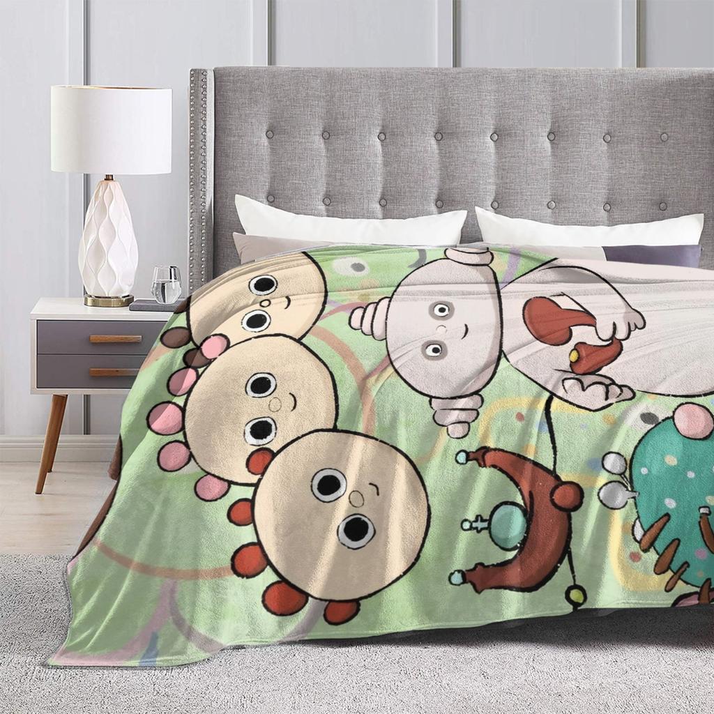 Makka Pakka In the Night Garden Blanket Airplane Travel Flannel Throw Blanket For Couch Chair Warm Soft Design Quality Bedspread