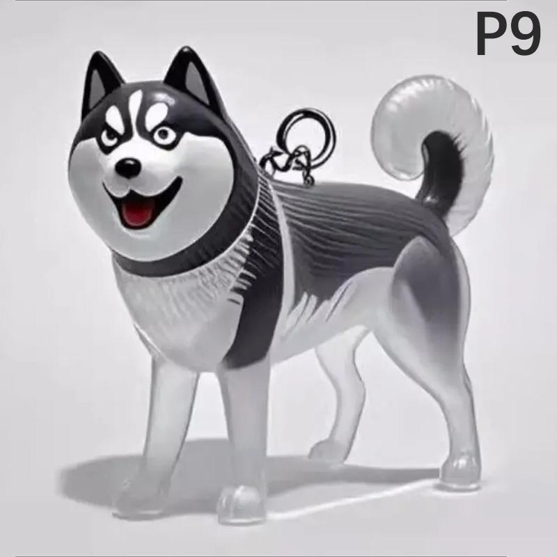 Depozitare Păr de Câine Pandantiv Drăguț Breloc Pandantiv pentru Geantă Brelocuri pentru Chei Auto de Cuplu Bijuterii Suvenir de Colecție Cadou Accesorii de Decorare