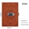 A5 Retro Password Lock Notebook Gift Box Set: Thick Creative Planner & Diary