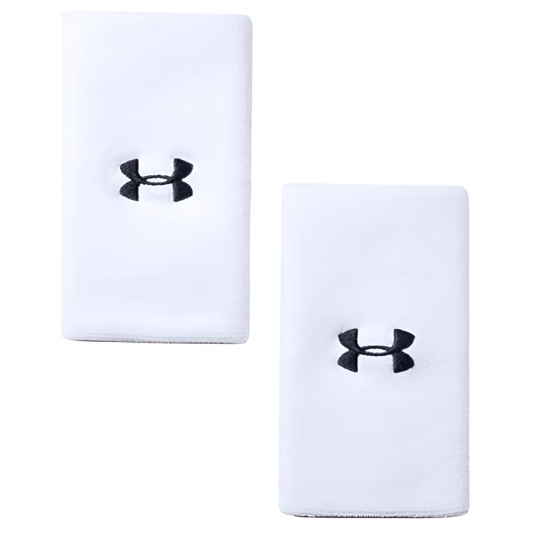 Under Armour Wristbands Unisex White 1218006-100 F