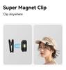 Round Wireless Dual-Channel Lavalier Microphone with Noise Reduction and Charging Case for Outdoor Recording.