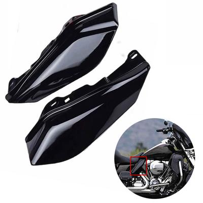 Motosiklet Orta Çerçeve Hava Deflektörü Trim Isı Kalkanı Harley Electra Glide 2009-2016