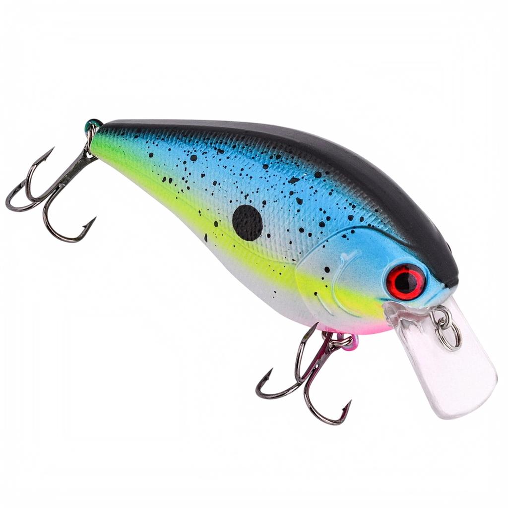 Fishing with 6 Color Options, Floating Topwater Noise-Making Hard, Lifelike Crankbait