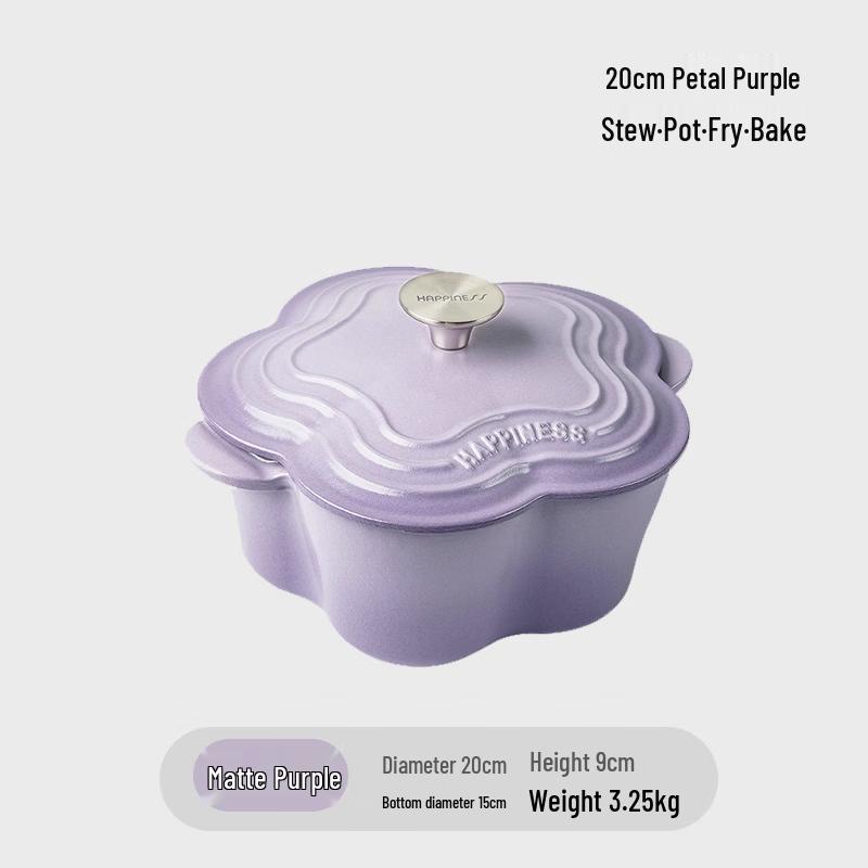 

ZISIZ Enamel Stew Pot