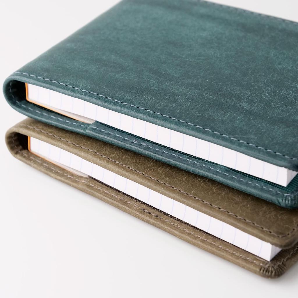 Slip-On PB RHODIA Memo Cover No. 11, Italian Leather Pueblo Compact, Nero (Black) IPV-6001