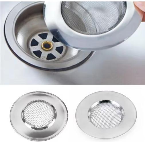 Sink Filter Basin Drain Hole Stainless Steel Hair Catcher Stopper Shower Floor Drain Strainer Kitchen Bathroom Accessories