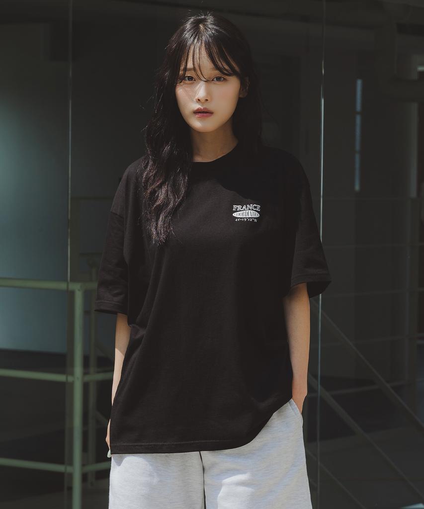 ALVINCLO Coordiates Oversized Short Sleeve T-Shirt Ast4785 (3 Colors)