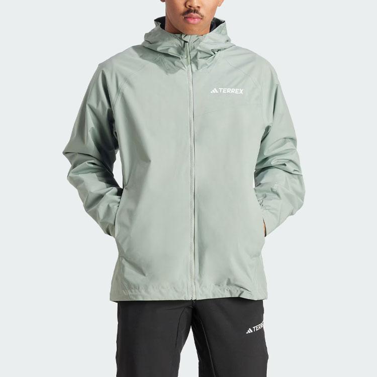 New Adidas Hooded Rain Jacket IN4771
