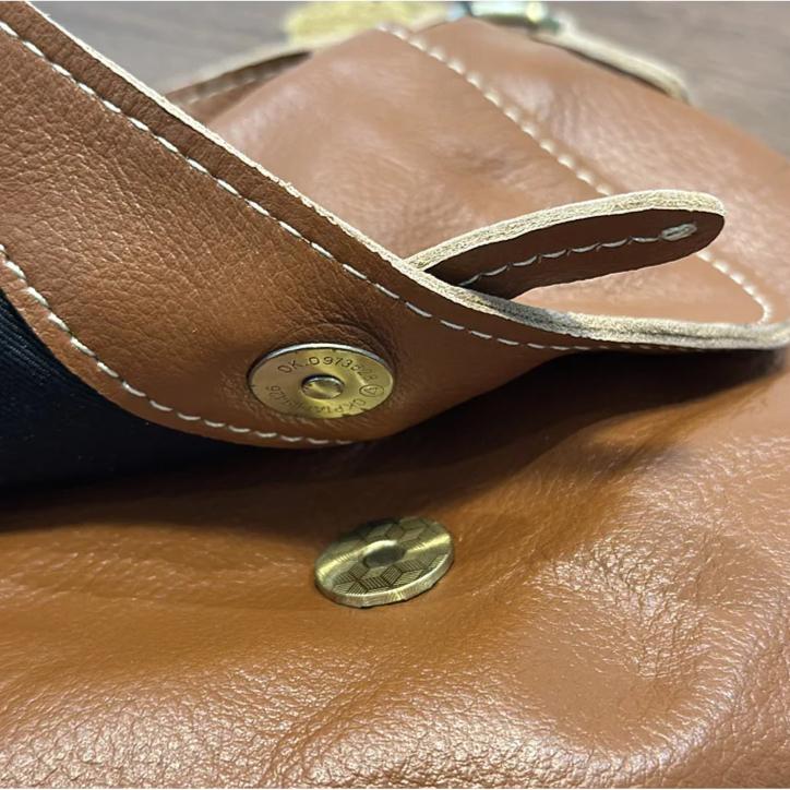 Johnature Retro Genuine Leather Messenger Bag Versatile Lightweight Women Small Bag Commuter Shoulder Crossbody Bags