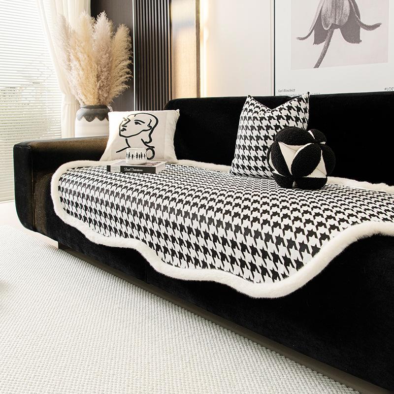 Irregular Special-Shaped Sofa Cushion Anti-Skid Seat Cushion In Autumn And Winter  New Qiandongge Sofa Cover Cover Cloth Towel