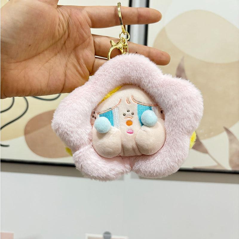

Plush Delightful Flower Keychain Doll Adorable Design Cute Plush Toy For Gifts розовый