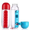 600ml Box Medicine Water Cup Multifunctional Outdoor Travel Mug Material Pc