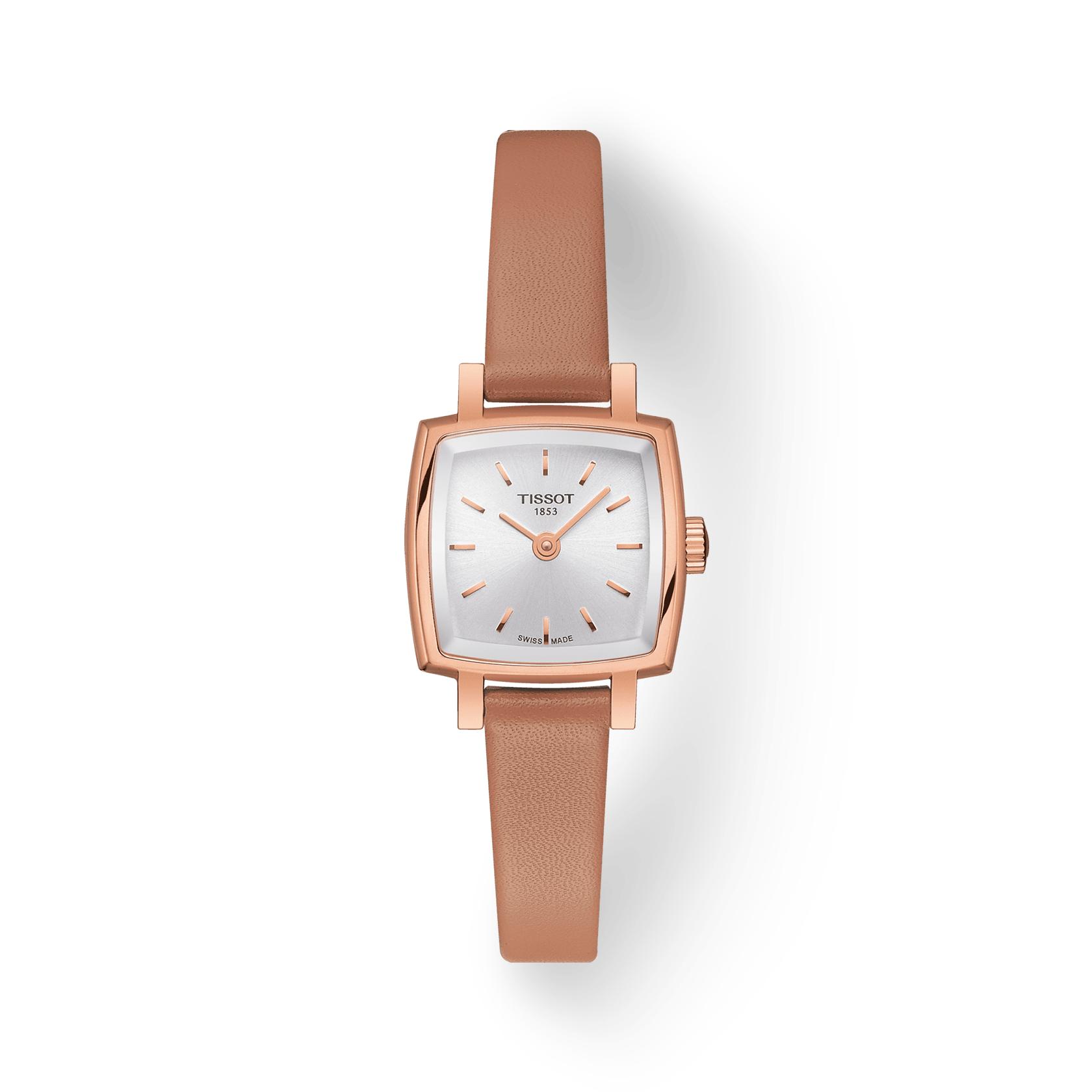 Tissot Leather Strap silver Dial Men s Fashion Watch T058.109.36.031.02 серебряный