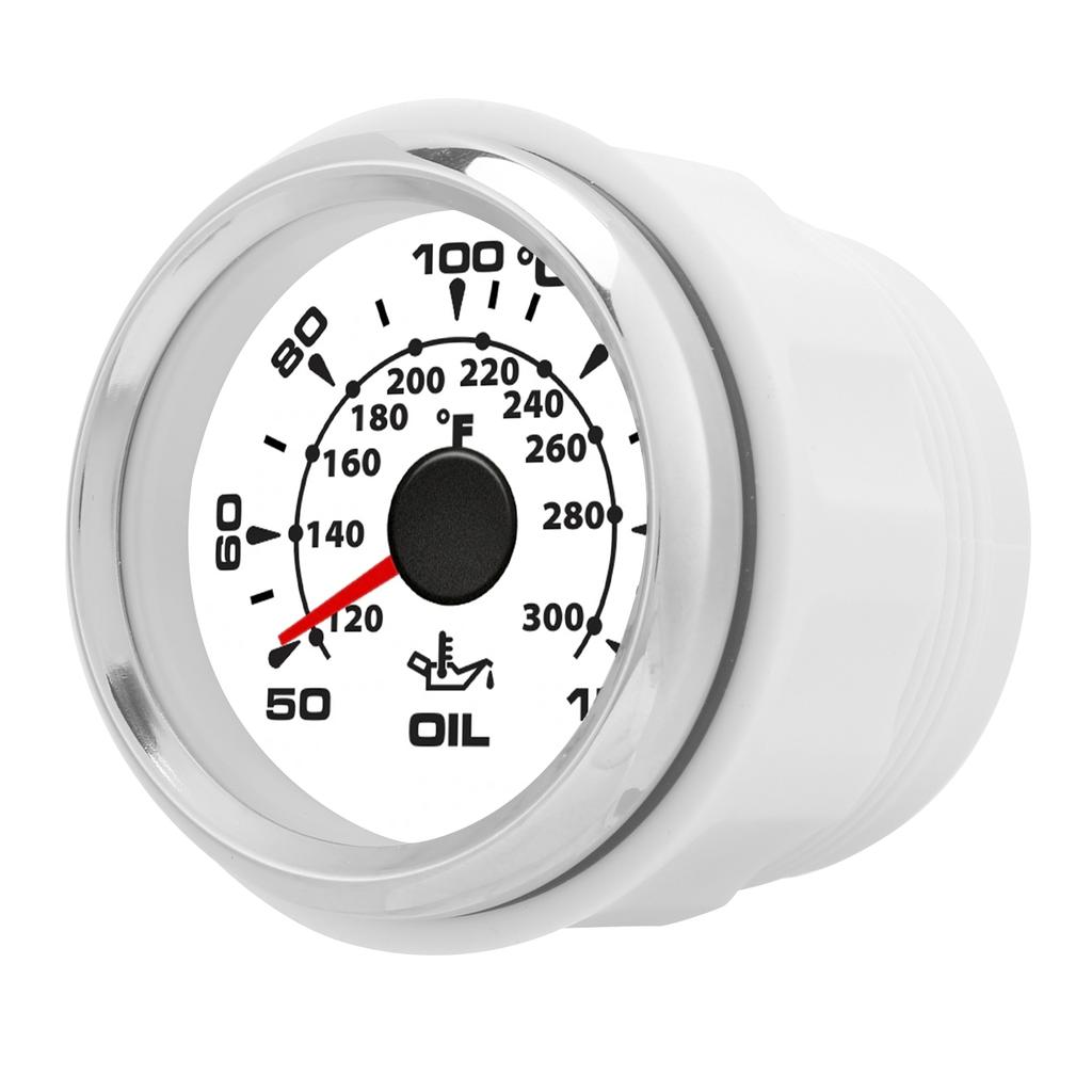 2in Digitale Öltemperaturanzeige 361 19Ohm 50 150 Celsius Anzeige 8 Farben Hintergrundbeleuchtung IP67 Wasserdicht