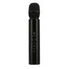 Bluetooth Handheld Microphone Noise Reduction Stereo Wireless Karaoke Mic with Recording for Smartphone PC Black