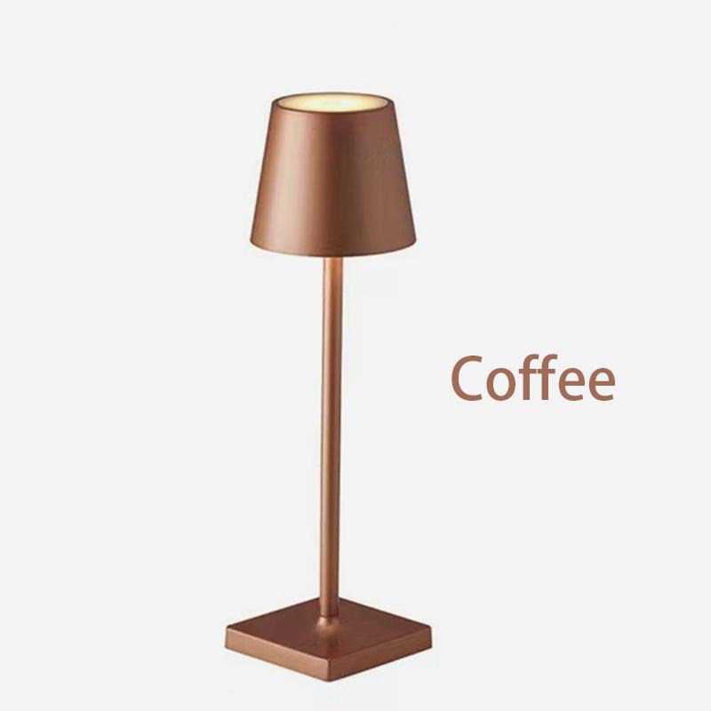 LED Desk Lamp Usb Rechargeable Table Lamp Bar Restaurant Ambiance Wireless Touch Lamps Waterproof Led Lights Bedroom Decor Light
