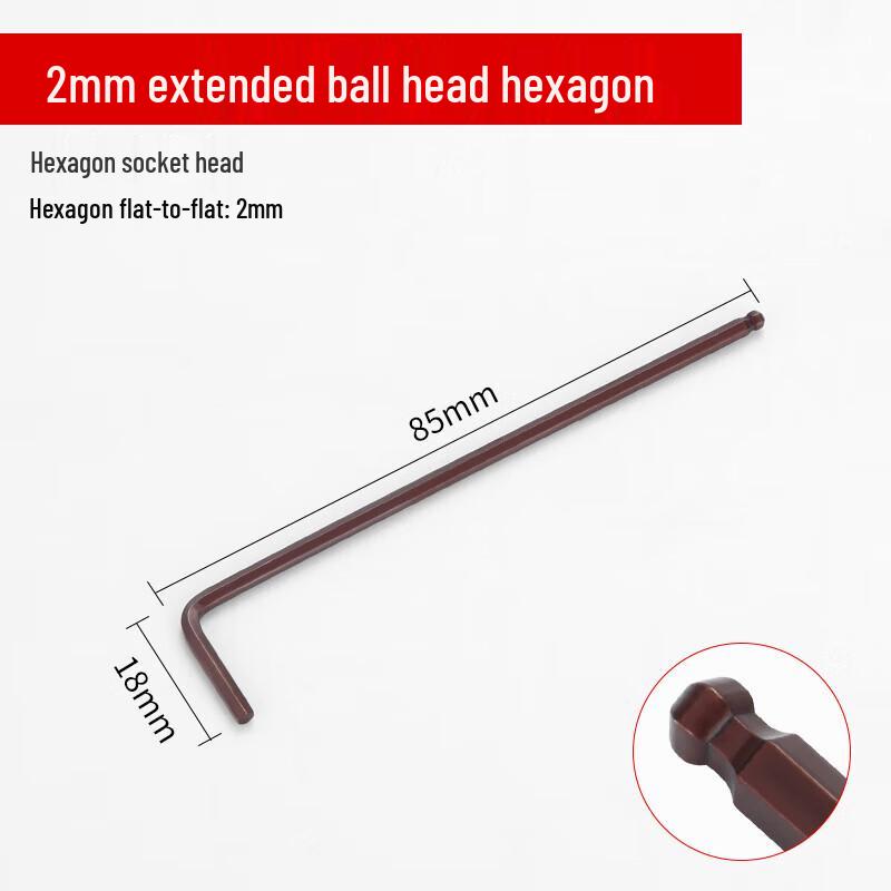 Wankajia L-shaped Ball Head Hex Wrench Set