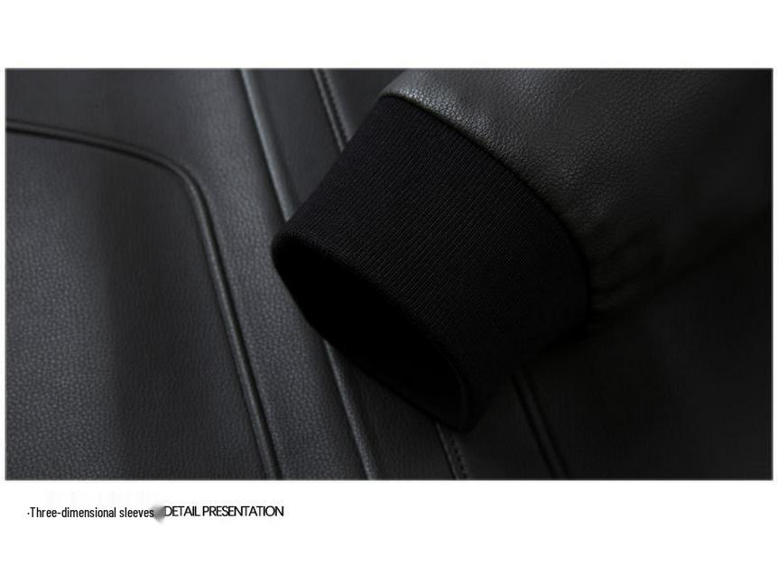 Men's Versatile Hooded Leather Jacket - Plus Velvet, Thickened Sheepskin, Warm Casual Dad Style Outerwear for All Ages