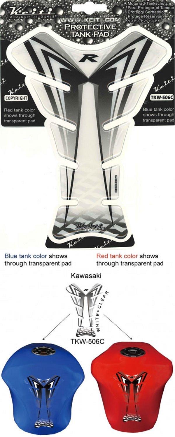 

Keiti Tank Pad for Kawasaki UV Clear x TKW506C R/Clear, Coating, 17.5 22.0 cm,