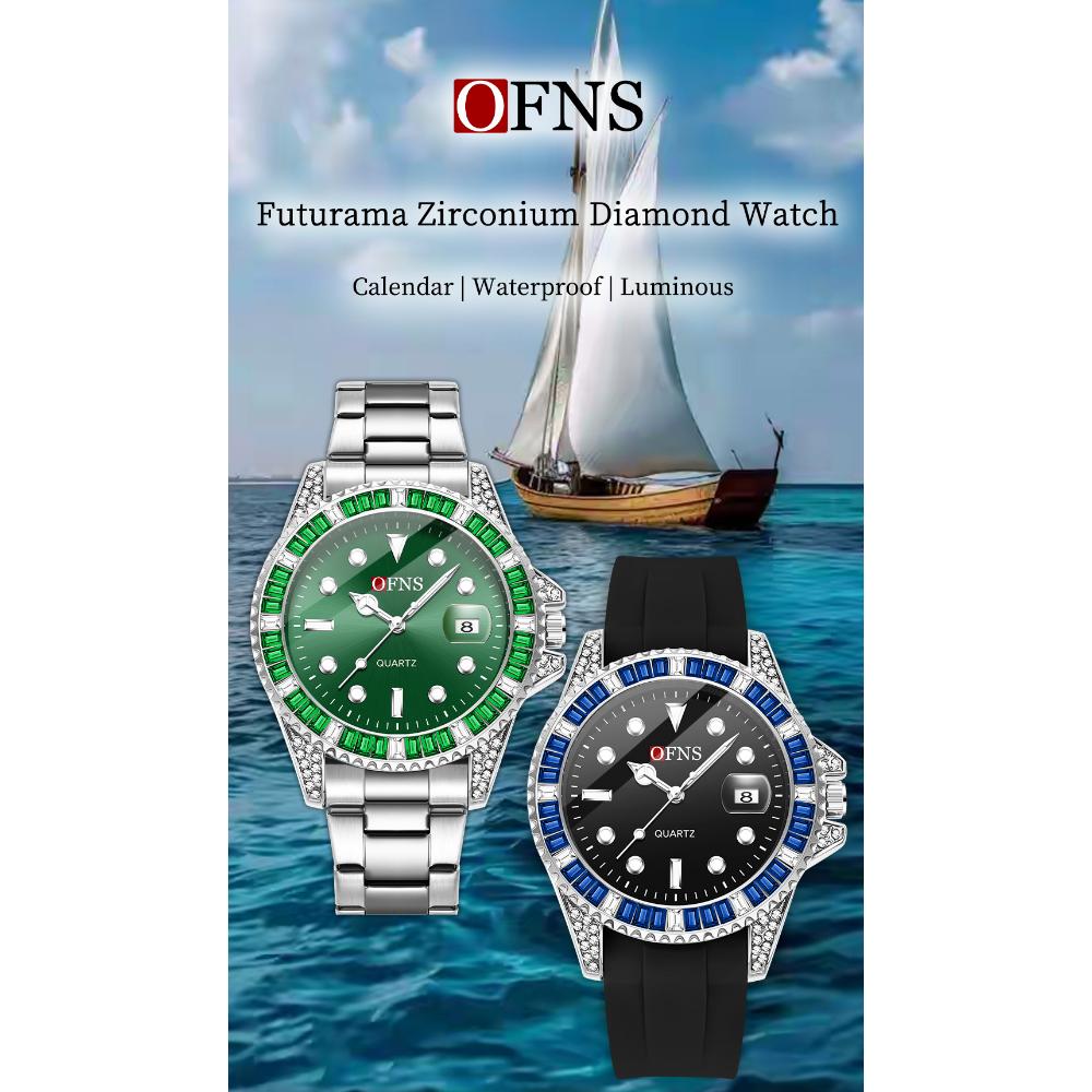 Fashion Luxury Mens Quartz Watch Calendar Display Luminous Pointer Stainless Steel Waterproof High Quality Mens Watch