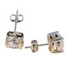 Women Classic Four-claw Zircon Stud Earrings Luxury Fashion Earrings