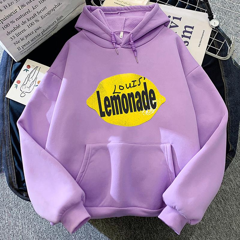 

Louis Tomlinson Lemonade Graphic Hoodie 2025 Men/Women Harajuku Hip Hop Fleece Unisex Autumn Winter Vintage Pullovers Sweatshirt S