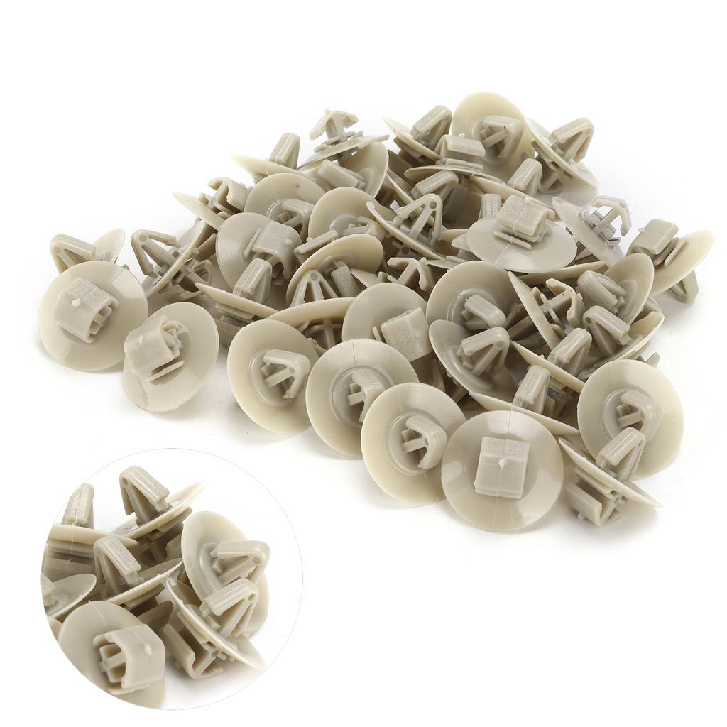 100pcs Side Door Moulding Trim Clips Exterior Fasteners Kit 500326896 Replacement for Vauxhall VivaroA 20012014