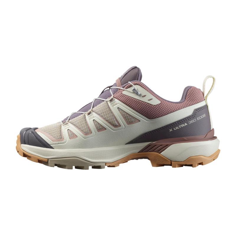 SALOMON X ULTRA 360 Slip Resistant Low Top Hiking Shoes Women's Purple Pink Sneakers 478183