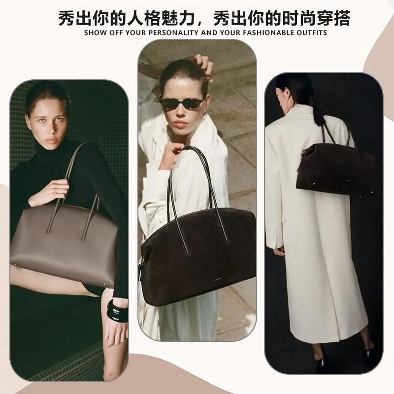 Bowling Tote Bag Large Capacity PU Leather Handbag Commute