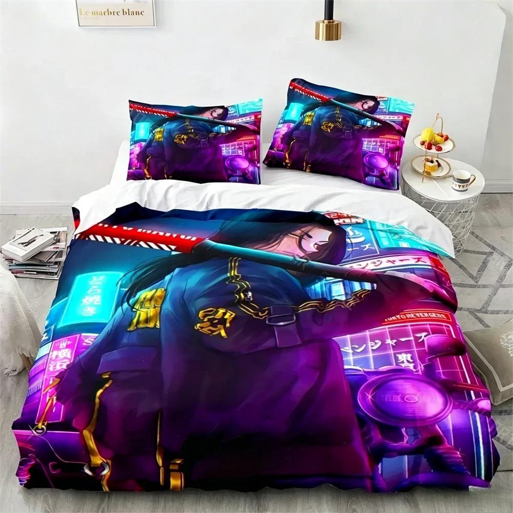 3D Print Tokyo Revengers Bedding Set Single Twin Full Queen King Size Bed Set Adult Kid Bedroom Duvet cover Sets Home Textiles