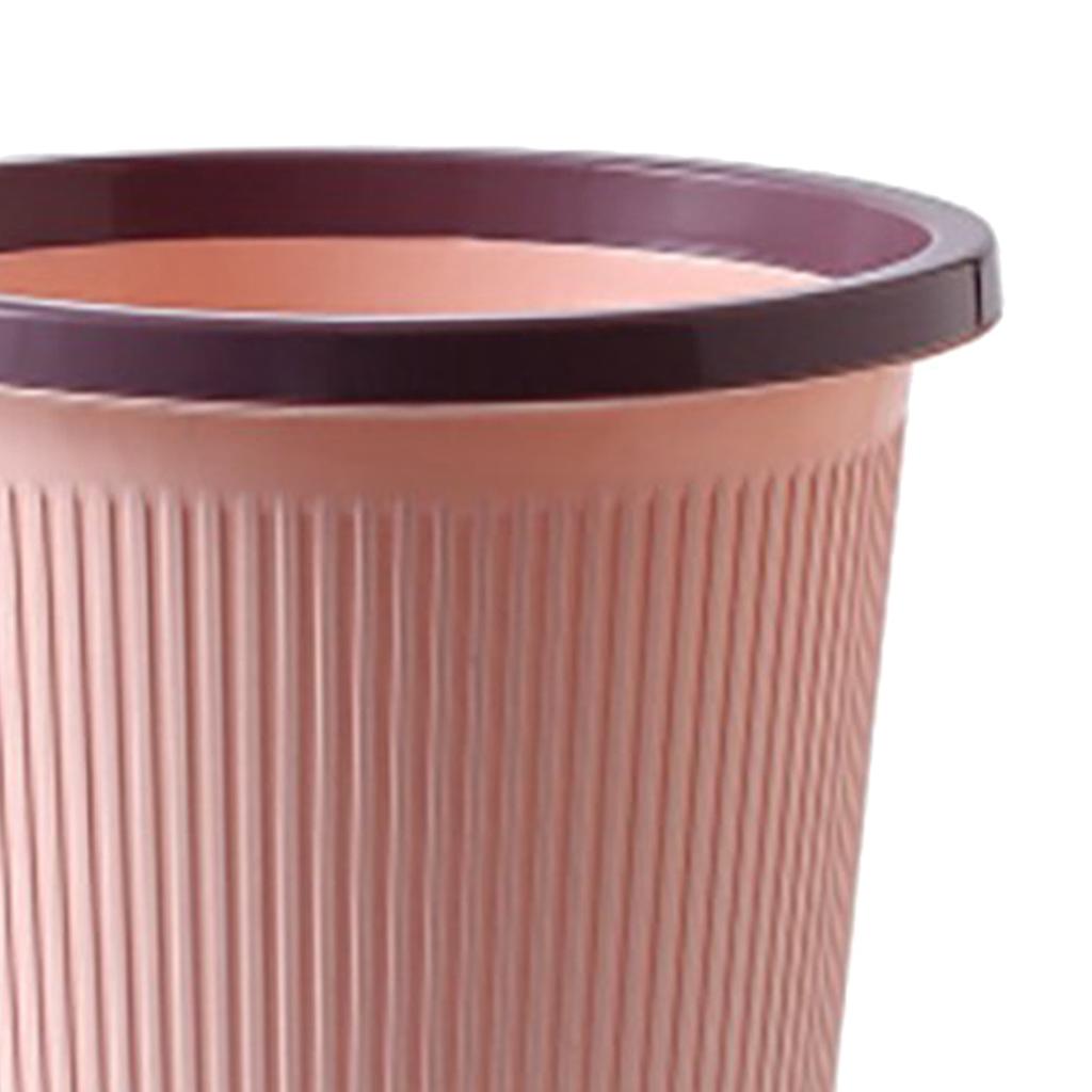 Trash Bin Plastic Exquisite Modern Garbage Container Can for Bathroom Kitchen Living Room Large