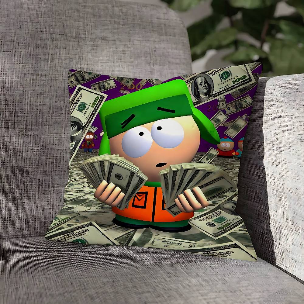 S-SouthES Cute P-Park Pillow Case For Sofa Decor Car Office Room Printing Cushion Cover Decorations and Protector