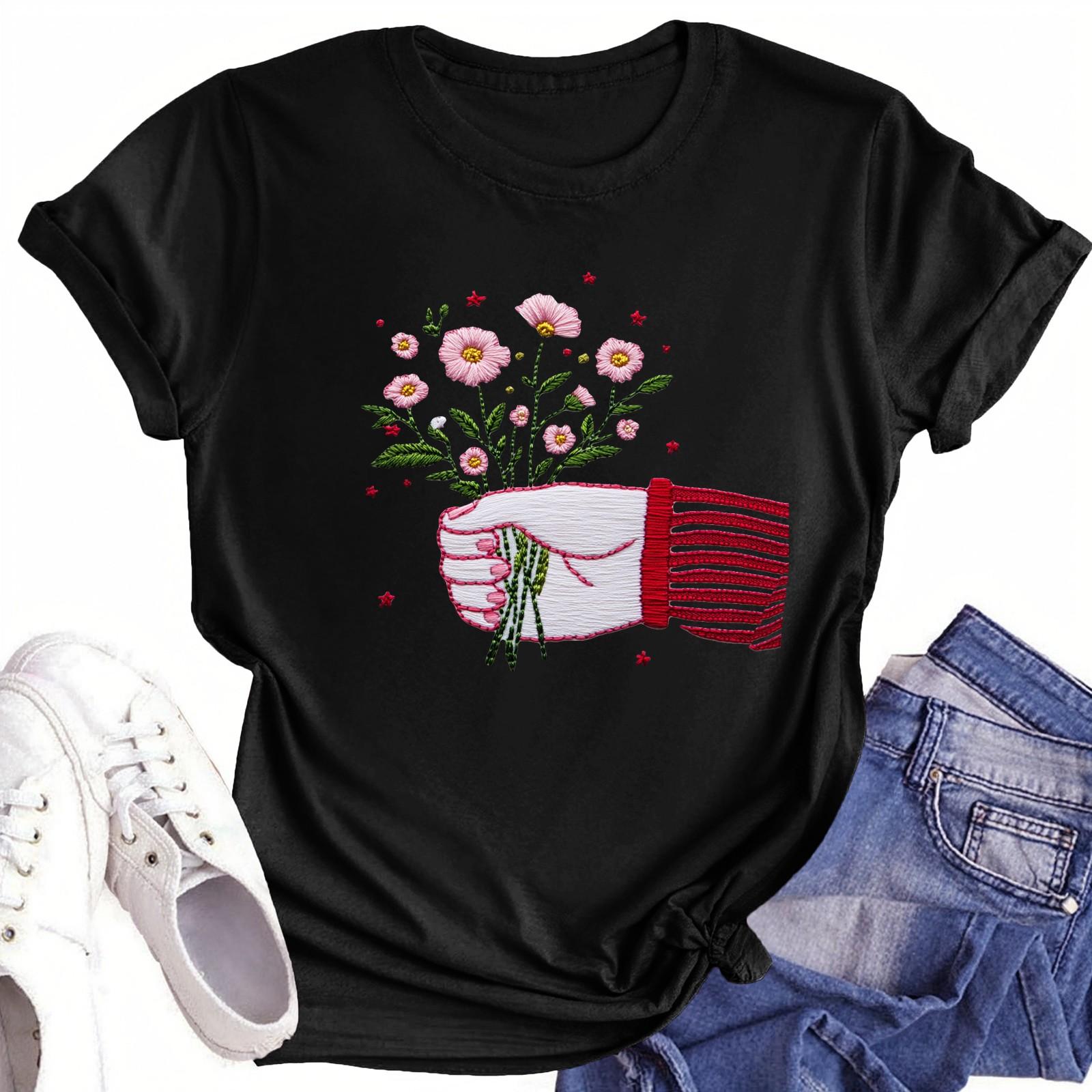 

Футболки для малышей, девочек и мальчиков, детские футболки с короткими рукавами и принтом для мальчиков и девочек 120 чёрный