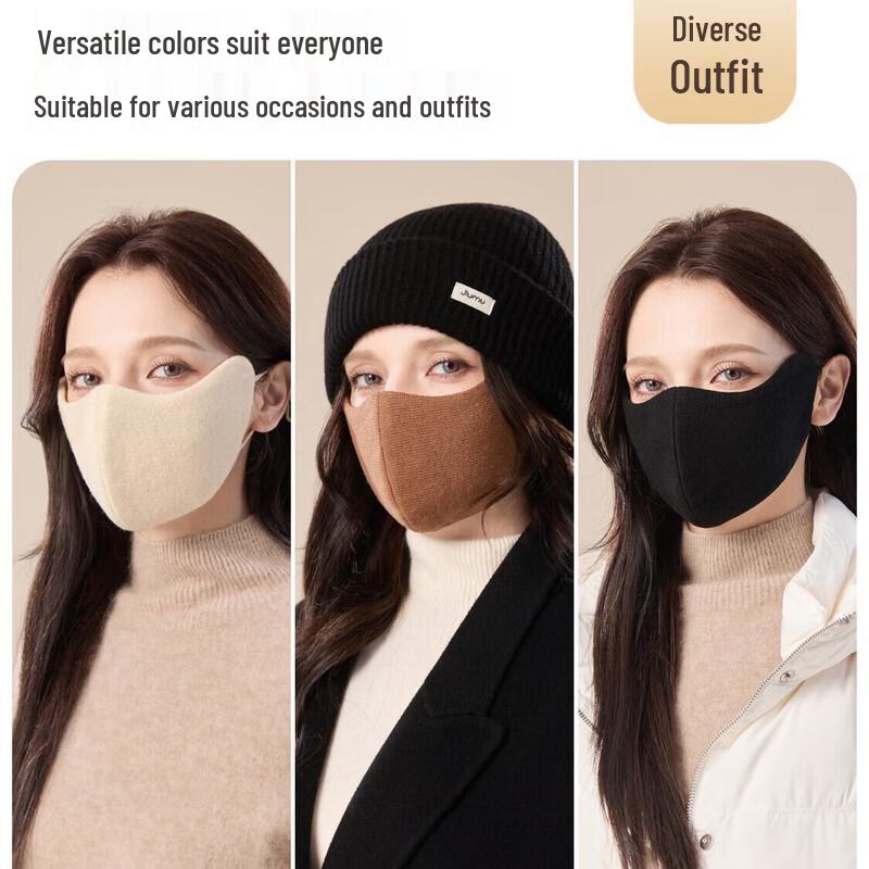 JIUMU Women's Winter Warm Face Mask